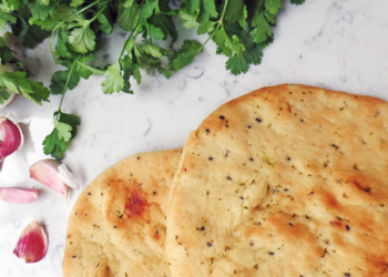 Garlic Naan Bread x2